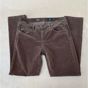 AG Prima Cigarette Leg Ankle Corduroys, Sz 29, Great Condition.